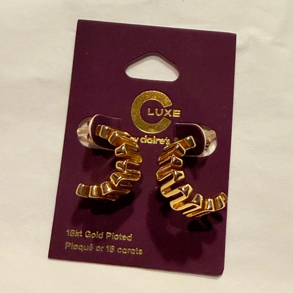 18kt gold plated new earrings #18